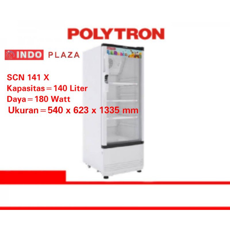 Showcase POLYTRON 3 Rak 140 Liter SCN 141X