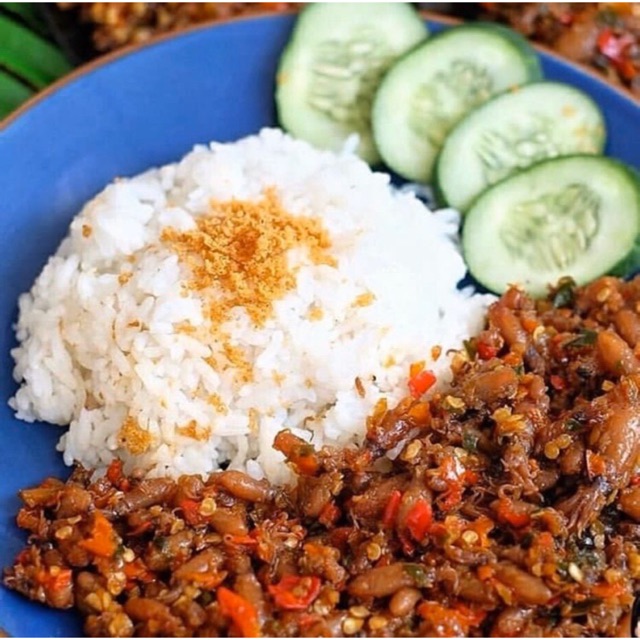 

SAMBAL BABY CUMI/ sambel baby cumi pedas gurih halal