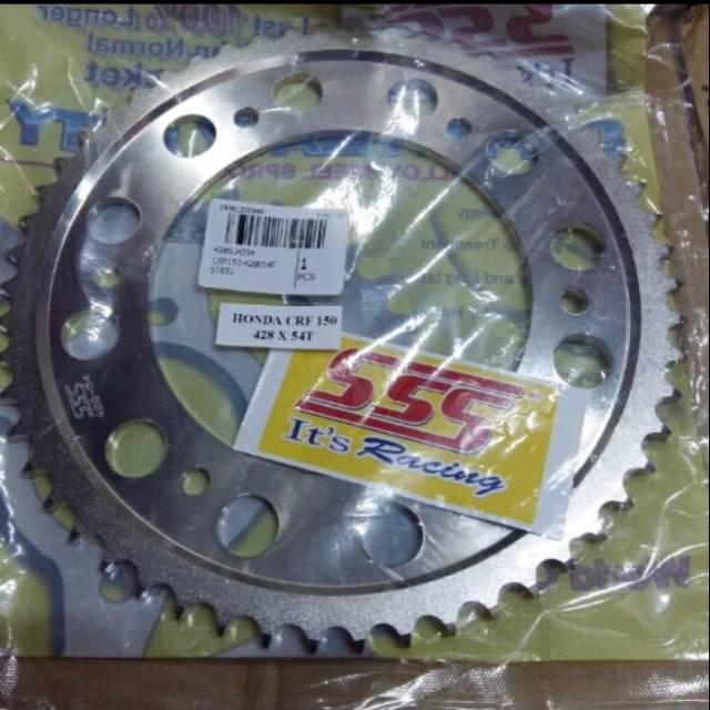 Gir gear belakang CRF ukuran 54 428 sss