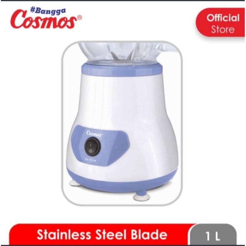 COSMOS Blender Kaca 1 Liter 3in1 3 Tabung CB 172 GR - Garansi Resmi 1 Tahun