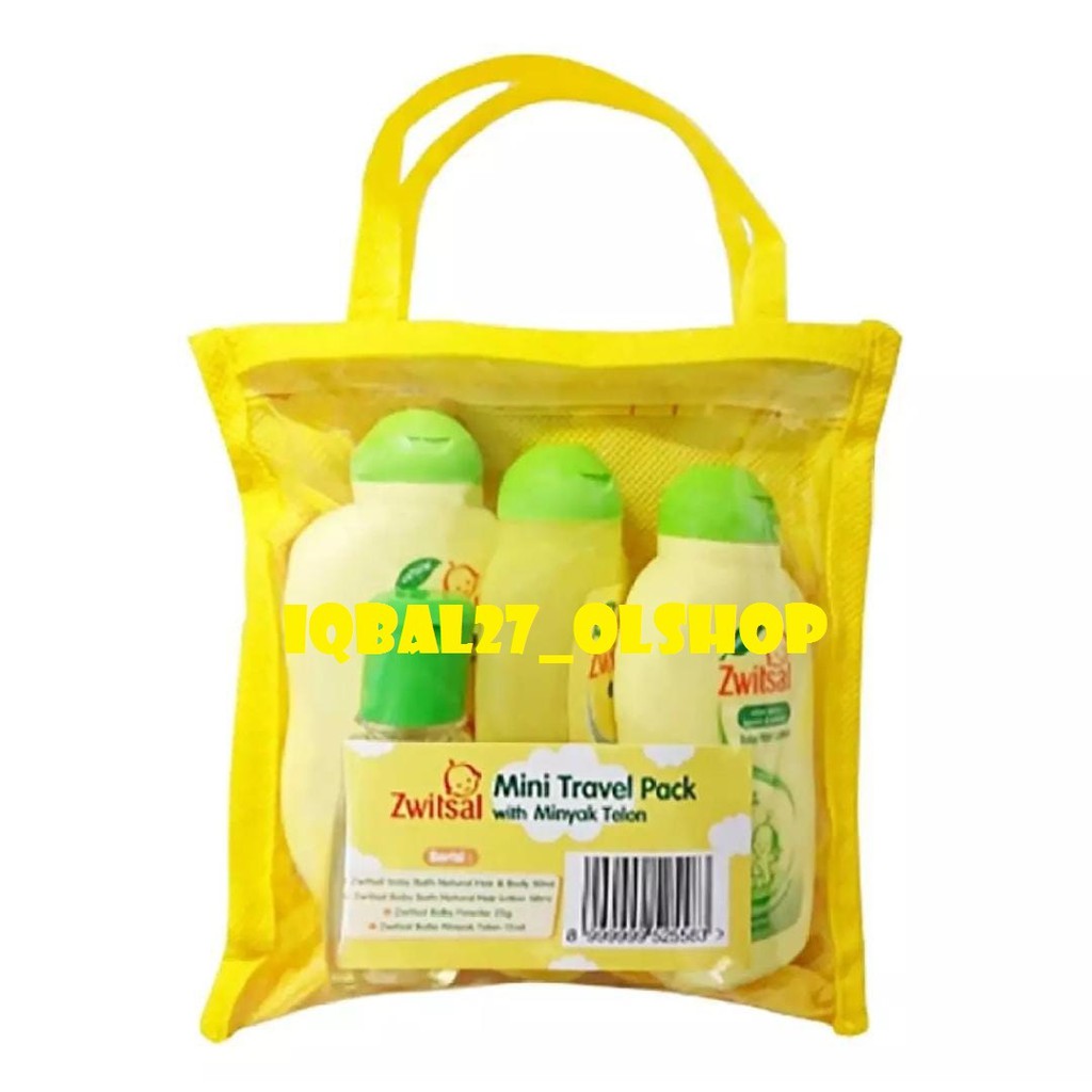 Zwitsal Baby Mini Travel Pack Paket Perlengkapan Mandi - Kado Bayi Paket - Kado Bayi Baru Lahir - Pa-1