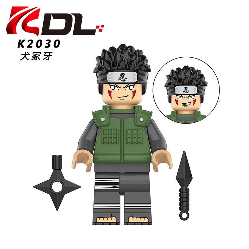 12pcs Naruto Minifigures Ninkai Taisen Mainan Komik Blok Bangunan Ninja KDL804