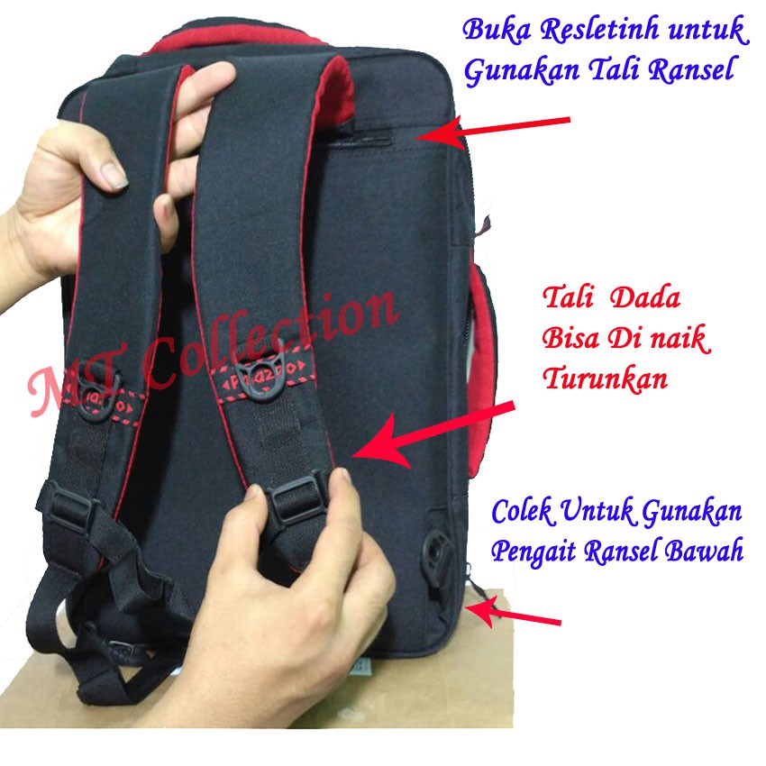 Palazzo Tas Ransel Backpack Laptop 3 In1 pilih di opsii