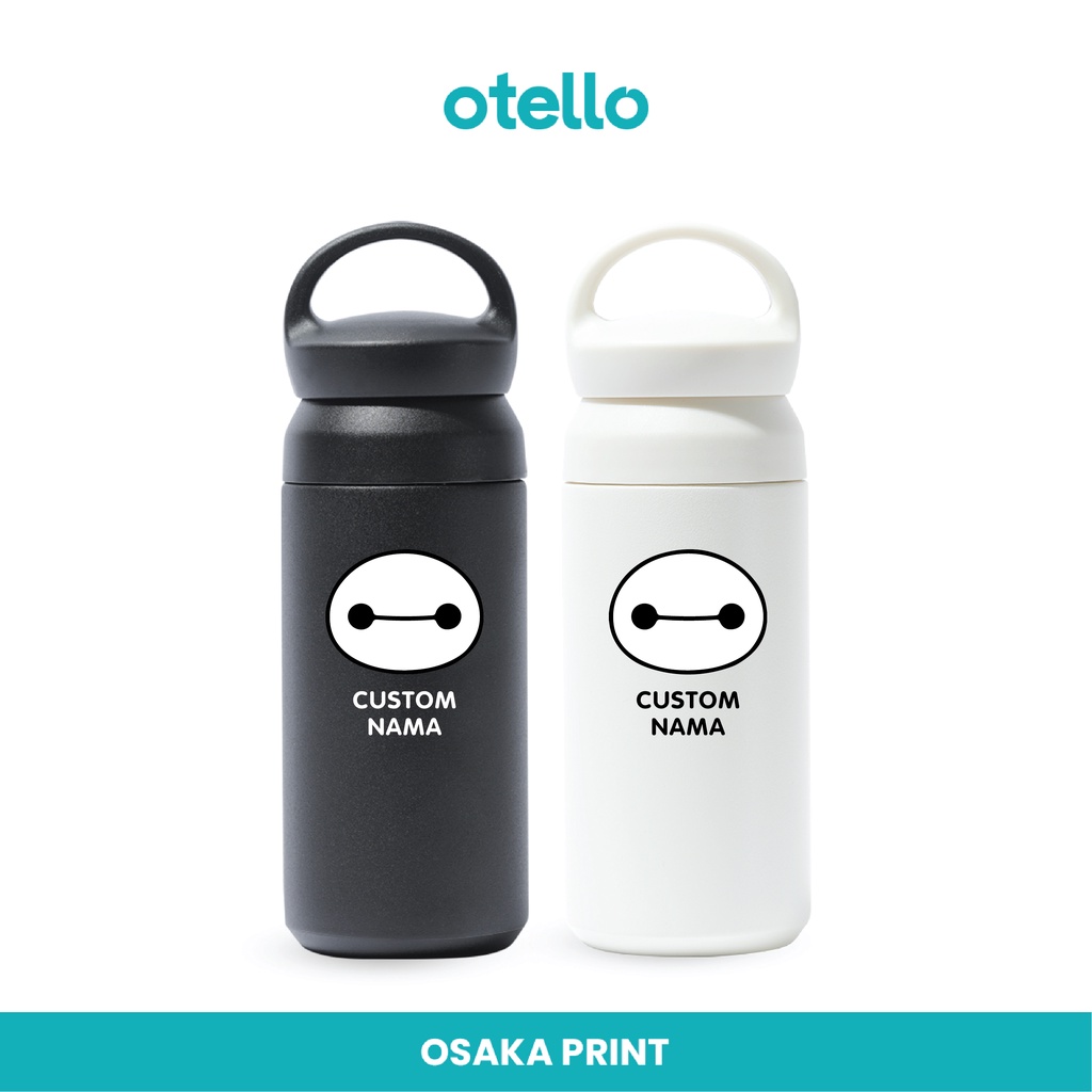 Custom Tumbler Baymax Tokyo Cetak UV Botol Minum Termos Karakter Lucu Thumbler Tamblr Water Bottle Hadiah Souvenir Anak Kartun