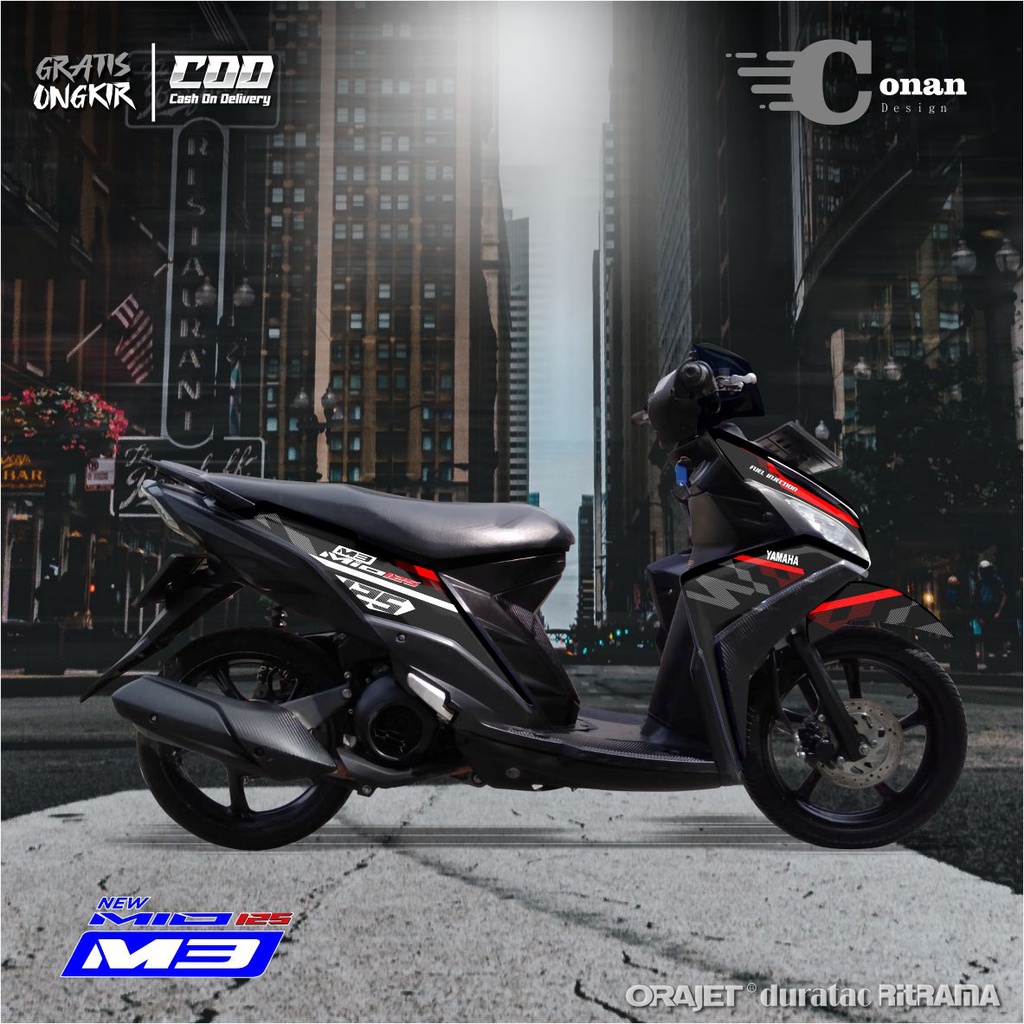 Stiker Motor Mio M3 Striping M3 Mio 125