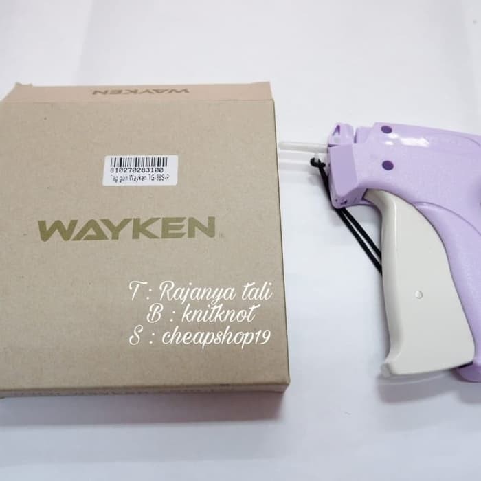 

tag gun taggun label tembakan label merk wayken grosir RJT