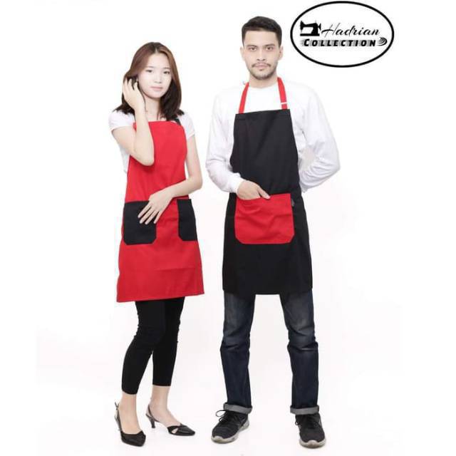 Celemek apron Kombinasi Polos Celemek masak Celemek best Quality Grosir Celemek Murah