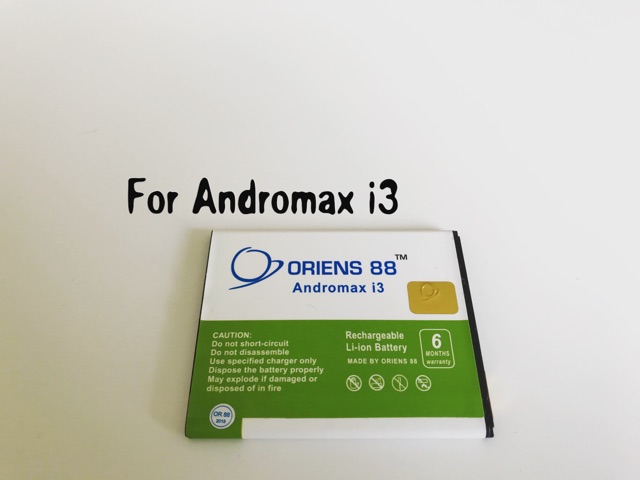 (P) Baterai batre battery Andromax i3 double power/IC ORIENS88