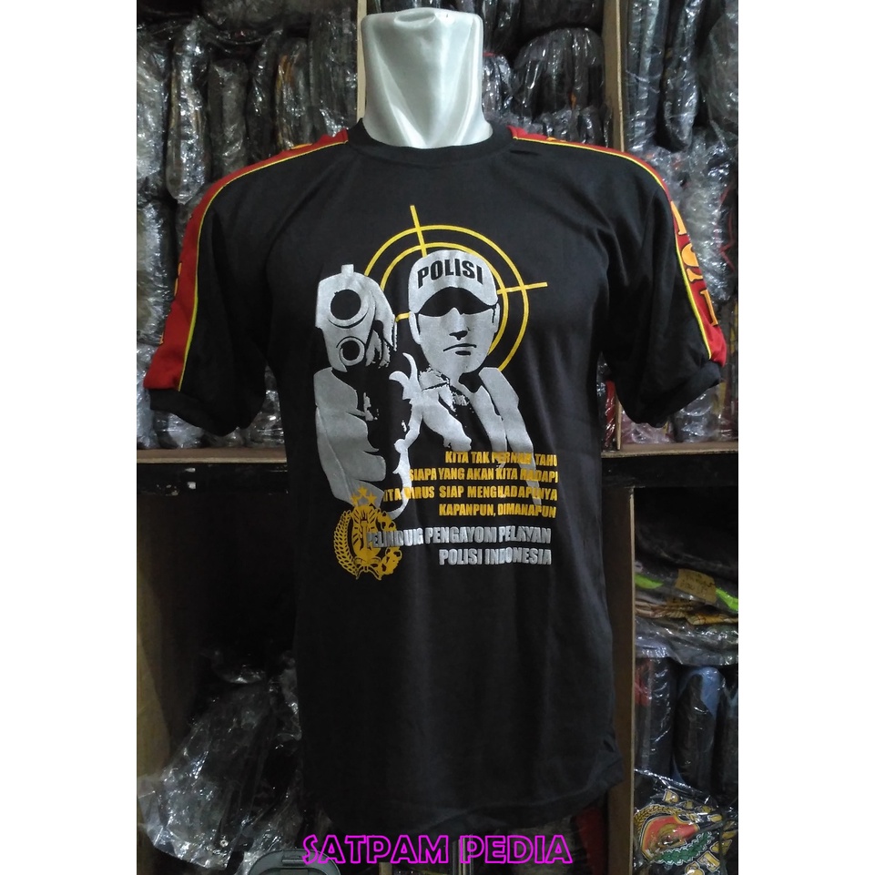 Kaos Latih Kombinasi Polisi