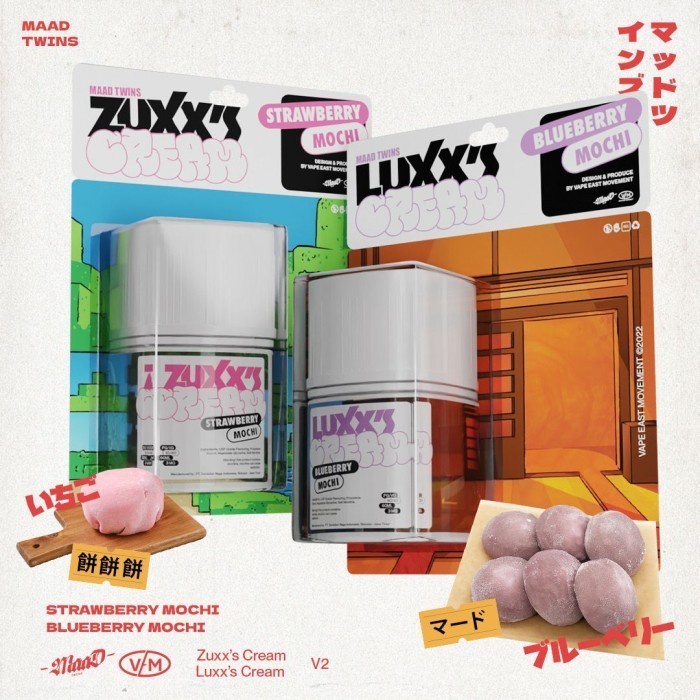 Zuxx's Cream V2 Strawberry Mochi 60ML by BTR Zuxxy x VEM Juice