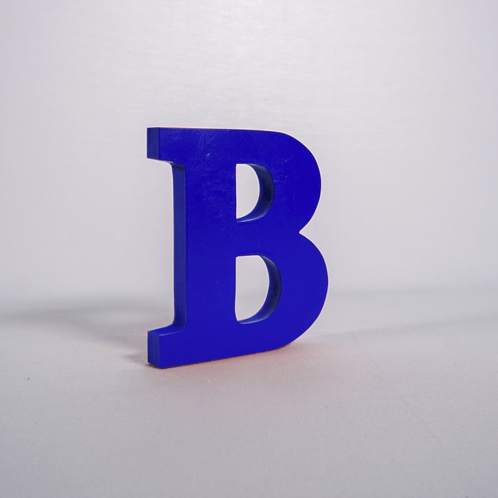 Huruf Kayu Timbul 4cm Warna cat duco