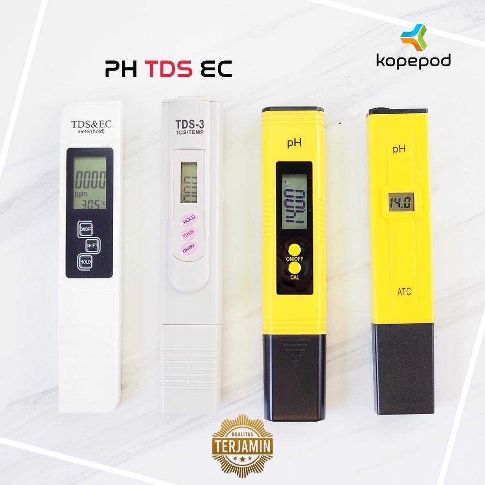 PH METER DAN TDS METER (PAKET) TDS DAN PH METER PH TESTER PH METER DIGITAL TDS 3 KOPEPOD TERLARISS..
