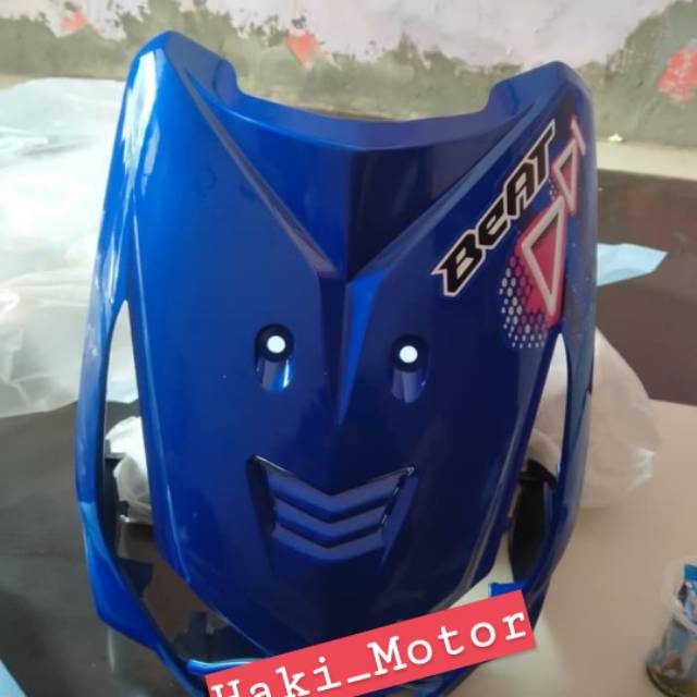 TAMENG DEPAN BEAT KARBU BIRU TUA