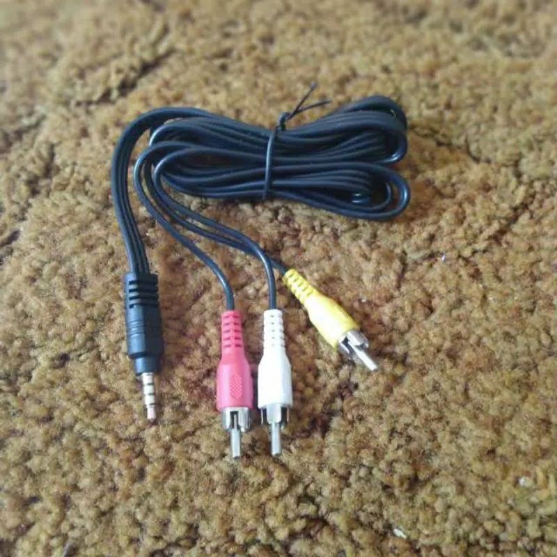 Jual Kabel Av Rca Aux In Audio Video Stb Smart Tv Box Panjang M Indonesia Shopee Indonesia