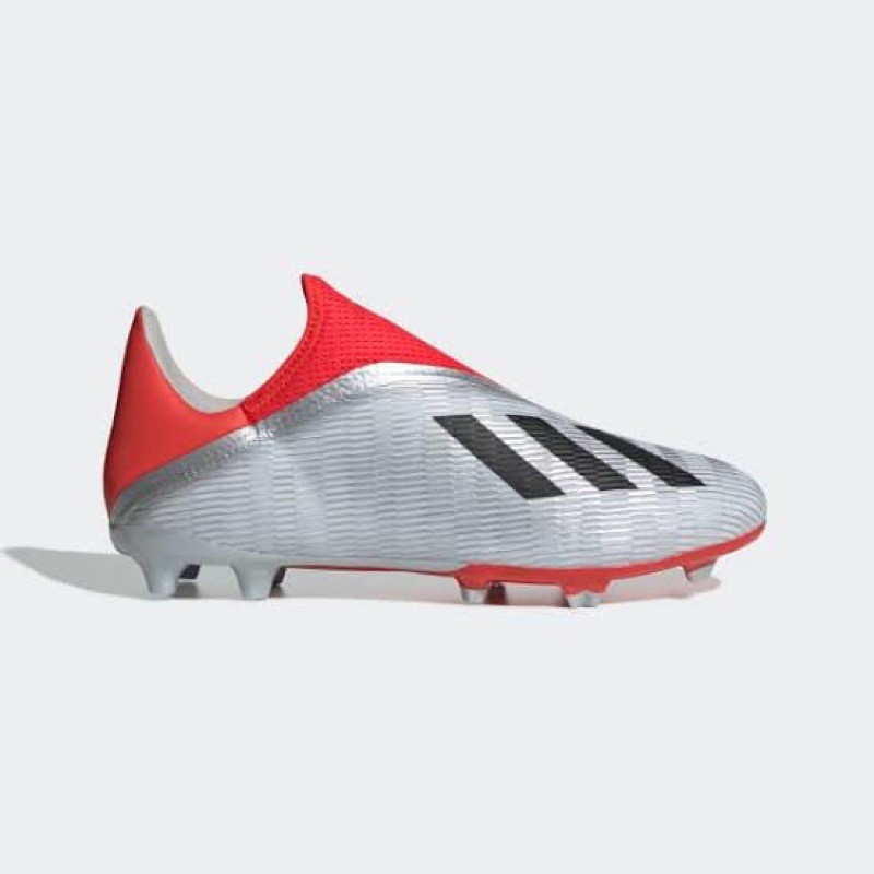 Adidas X 19.3 Firm Ground Boots Silver Metallic Red Original