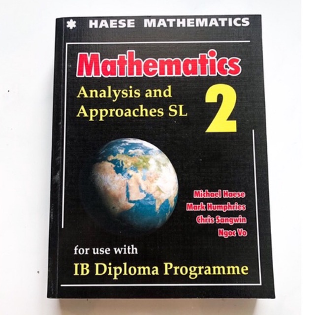 buku IB Mathematics AA SL (Analysis and Approach , Standard Level)