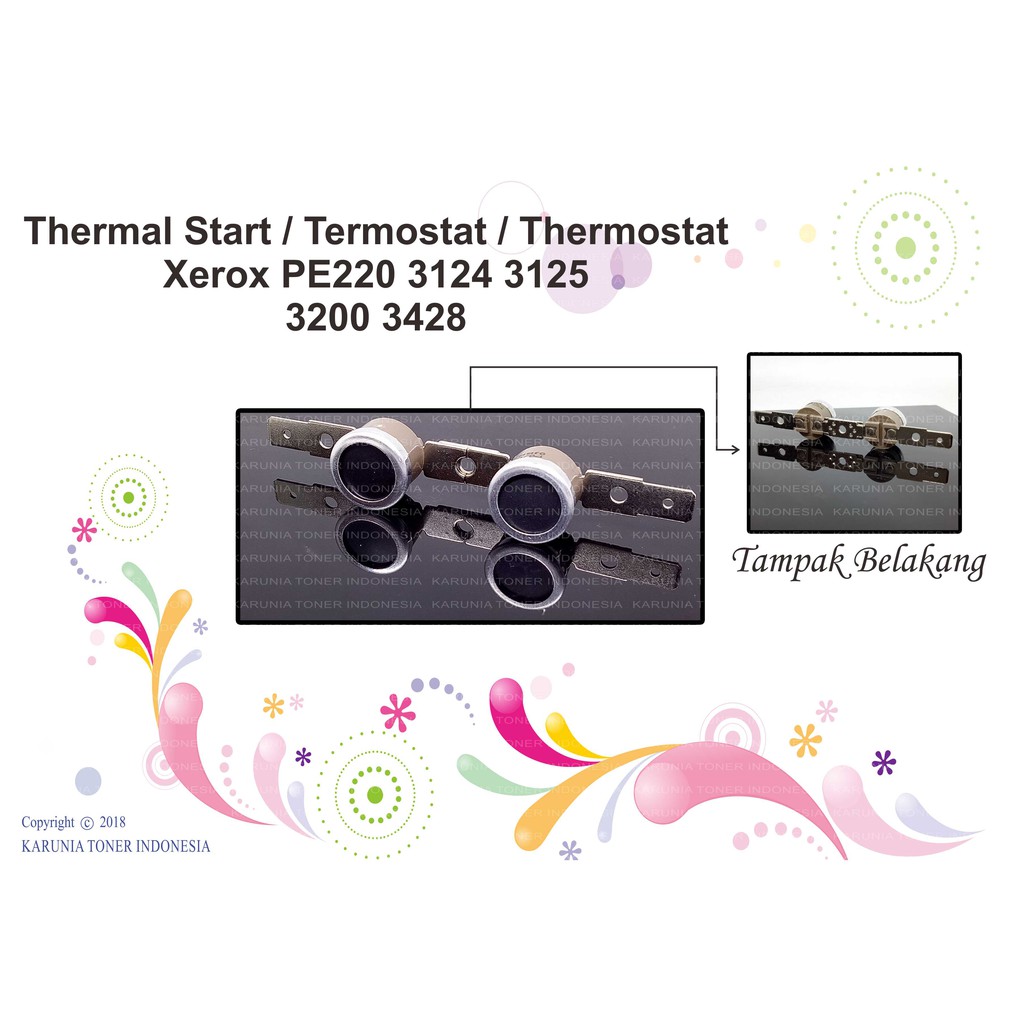 Thermal Start / Termostat / Thermostat Xerox PE220 3124 3125 3200 3428