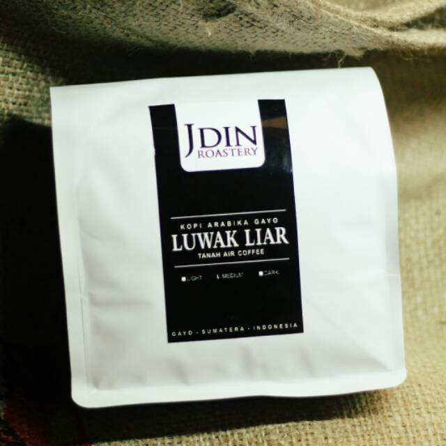 

Kopi Arabika Gayo LUWAK LIAR 250gr JDIN ROASTERY