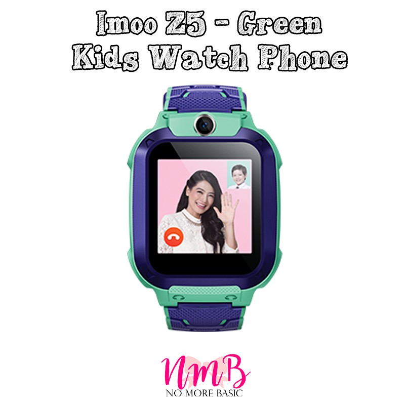 Imoo Z5 - Kids Watch Phone - Green / Pink - Waterproof - Baru Original Resmi