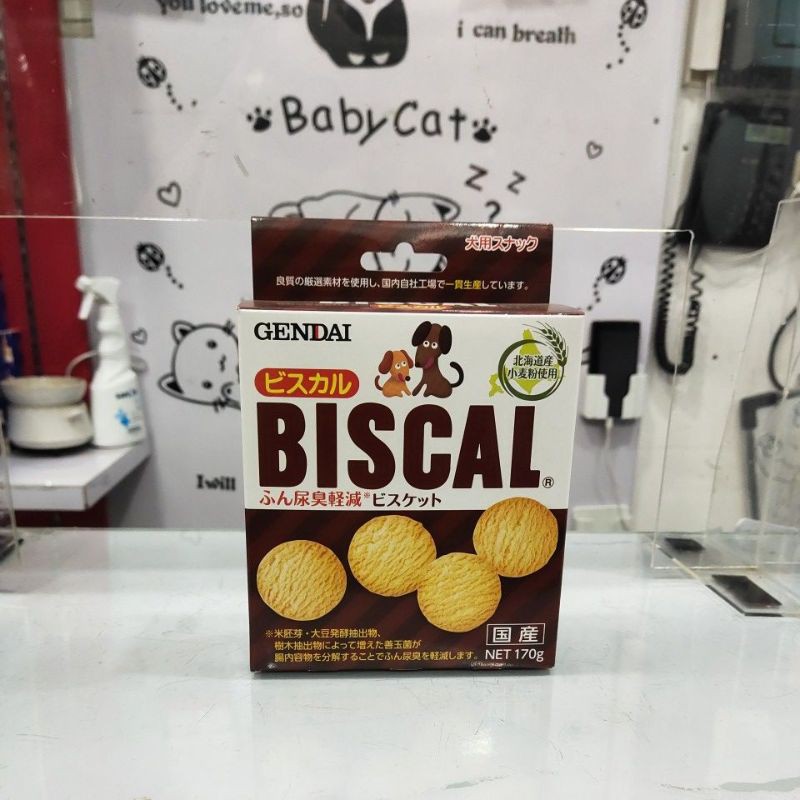 BISCAL 170GR BISCUIT FOR DOGS -Snack Cemilan Anjing