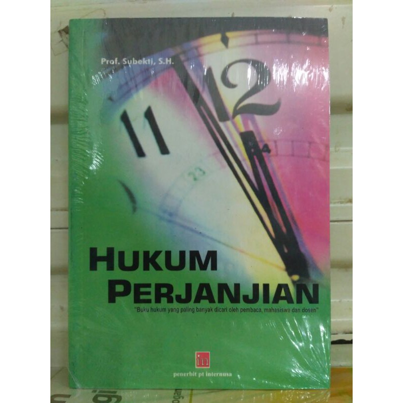 

Hukum Perjanjian by Subekti