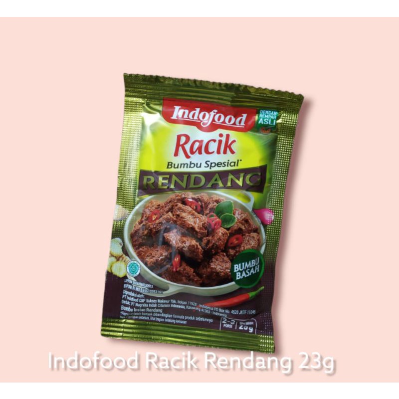 

indofood bumbu racik rendang 23g