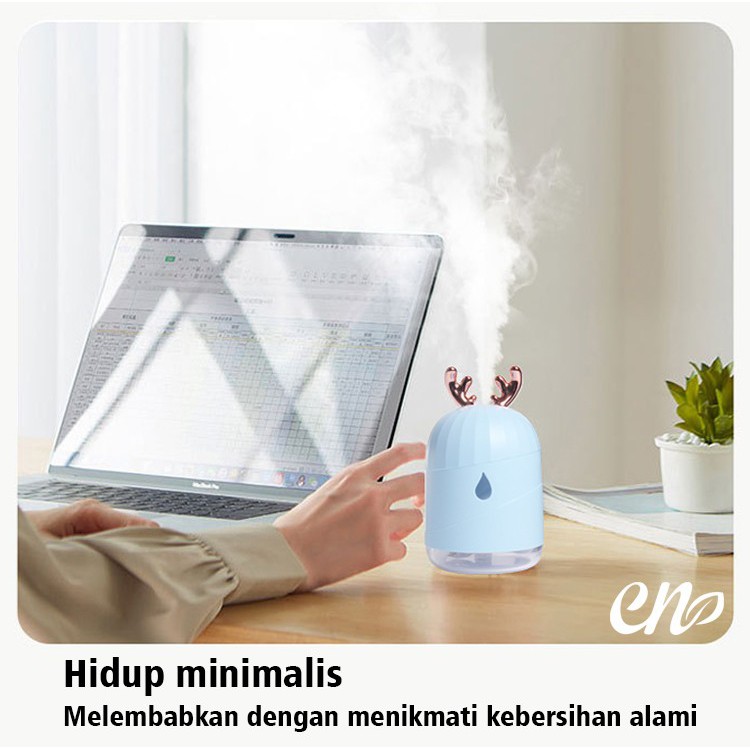 [endear]100% ORI cute Bear Humidifier 220ML Essential Oil Diffuser Aroma Terapi Pengharum Ruangan-2
