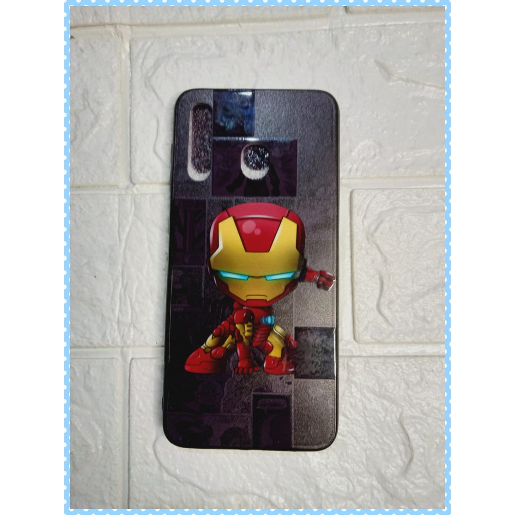 CASE SAMSUNG GALAKY A 20 MOTIF KARTUN  ROBOT SEPIDERMAN HULK IJO