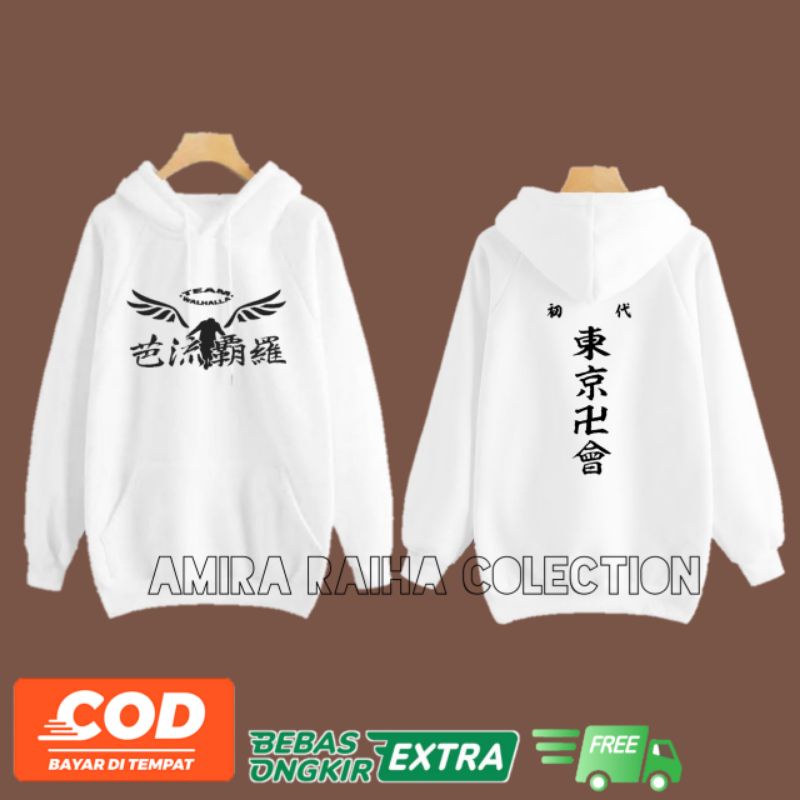 JAKET VALHALLA/HOODIE anak Valhalla tokyo ravenger/jaket valhalla  sablon depan belakang