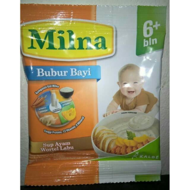 Milna Bubur Bayi Rasa Ayam Wortel Labu Netto 20gr