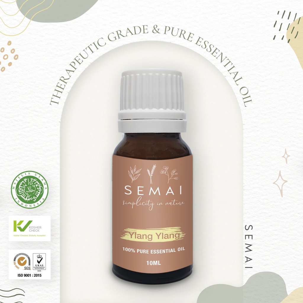 SEMAI Ylang Ylang Essential Oil Diffusser Aromatherapy Minyak Atsiri