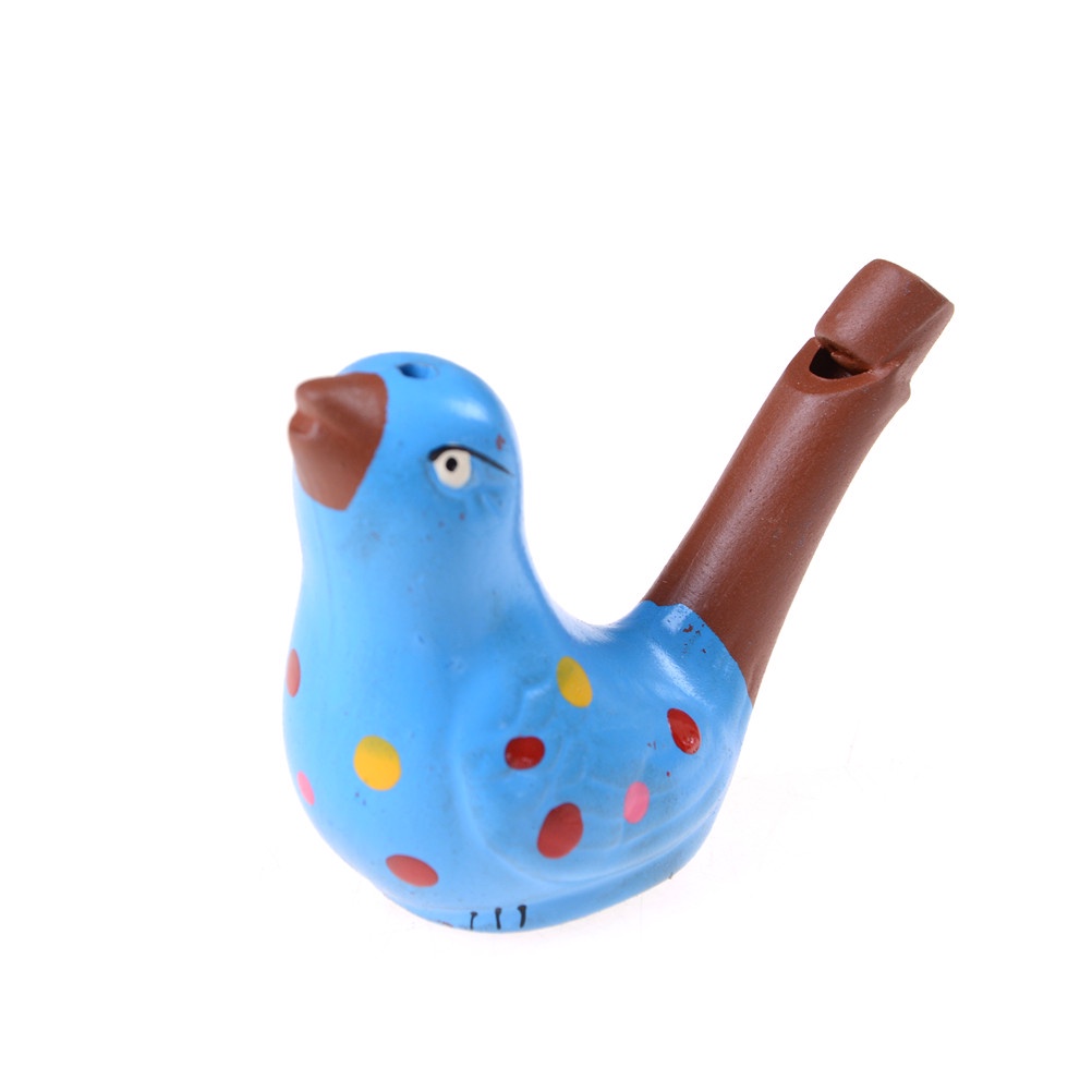 {LUCKID}1PCS Ceramic hand-painted musical whistle water birds whistle