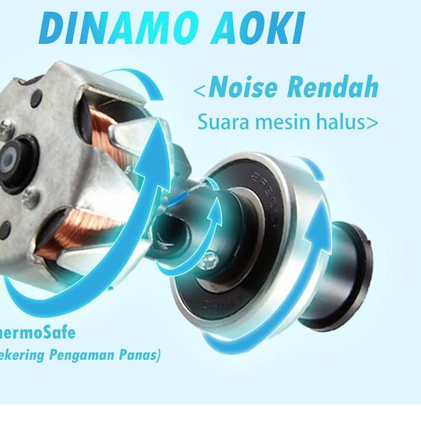 ☺ AOKI Kipas angin jepit eva lentur adem tempel dinding 330mm af 3301 ❆