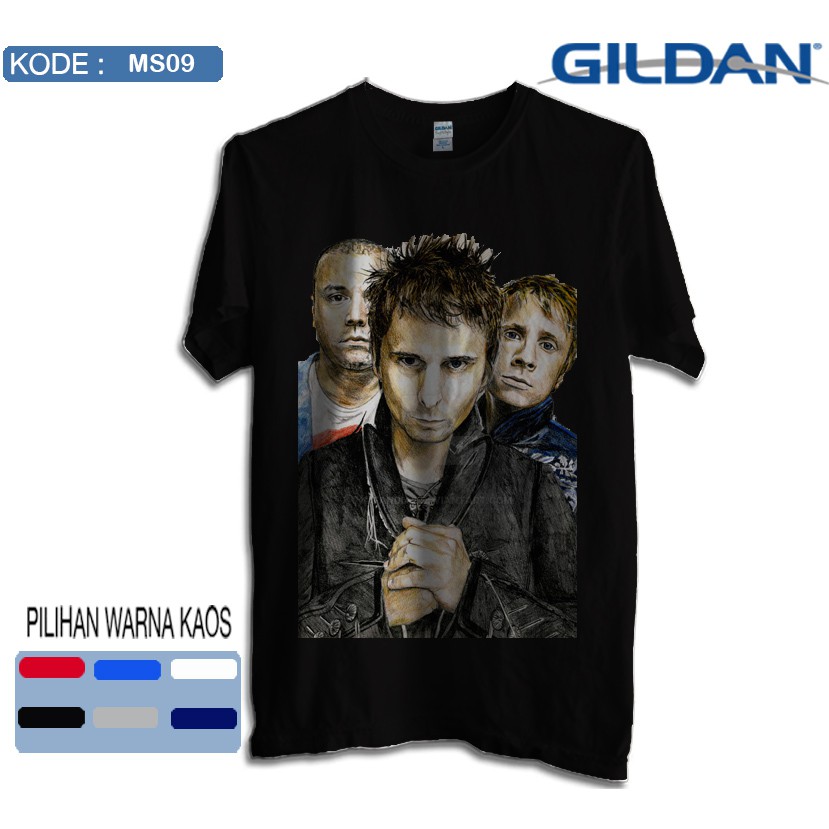 Kaos muse band original gildan softstyle ms09