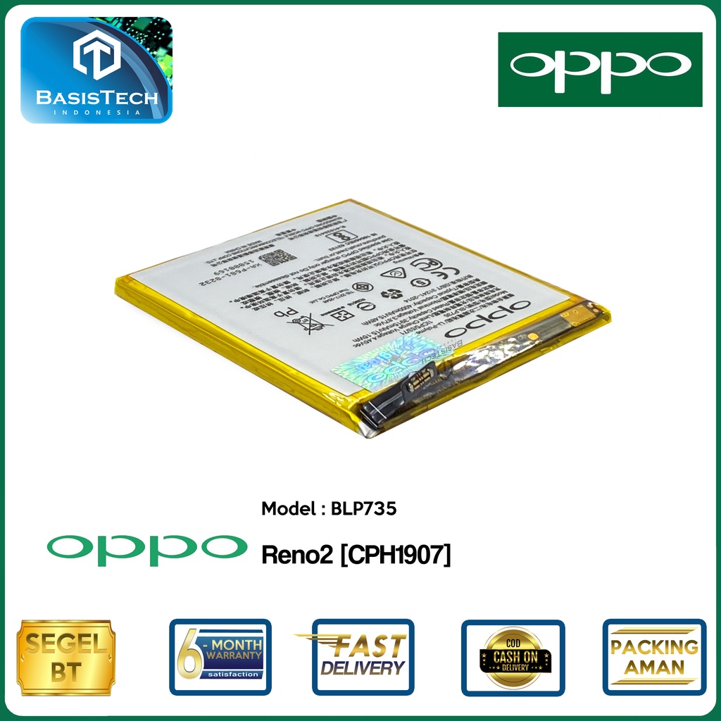 BATERAI OPPO RENO 2 CPH1907 - BLP735 - ORI99