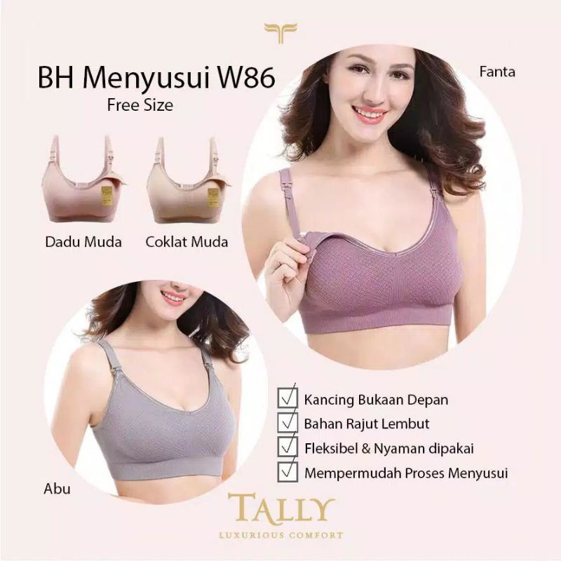 TALLY bra menyusui Seamless W86  Nursing Bra Original