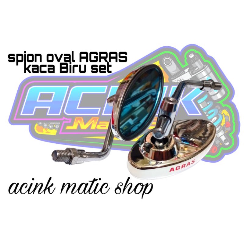 Spion Day Oval Sepion Oval Kaca Biru rep Daytona