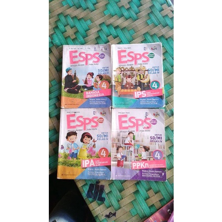 1 SET ESPS KELAS 4 SD REVISI (IPS - PPKN - IPA - BI)
