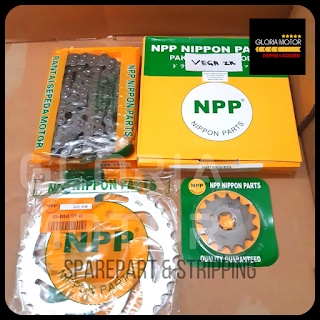 Gir Gear Set Paket Rantai Vega ZR RR Jupiter Z New Robot 2010 NPP