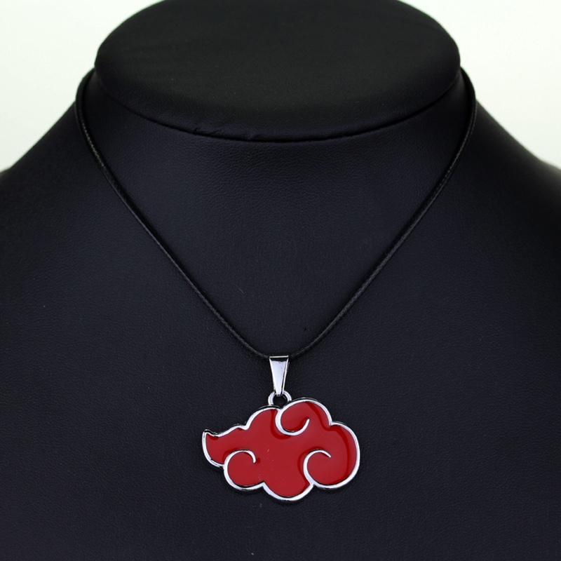 Akatsuki Organizer Bentuk Awan Merah Bahan Metal Gaya Jepang