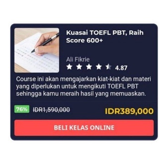 KUASAI TOEFL PBT RAIH SCORE 600+ - SKILL ACADEMY - ALIE FIKRI