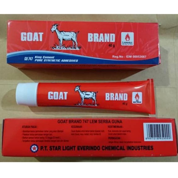 LEM GOAT BRAND / LEM KAMBING TUBE 40 GRAM