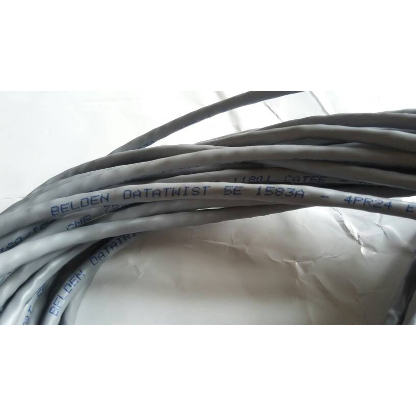 KABEL LAN UTP cat5 / cat 5e BELDEN made in USA ORIGINAL per meteran