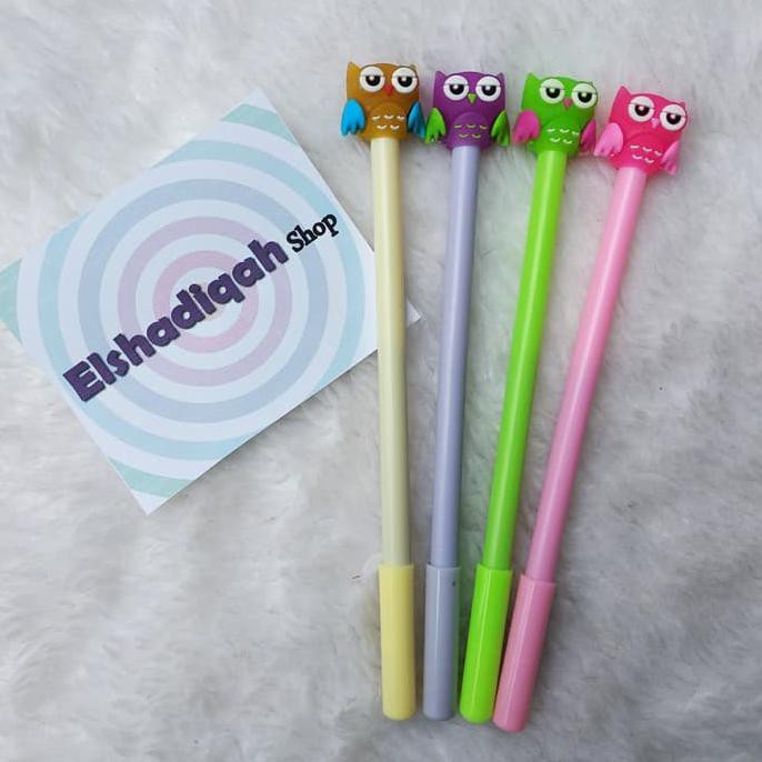 

Spesial Edition Pulpen Gel Owl Burung Hantu - Pulpen Gel Karakter Karet Lucu & Unik Garansi Resmi