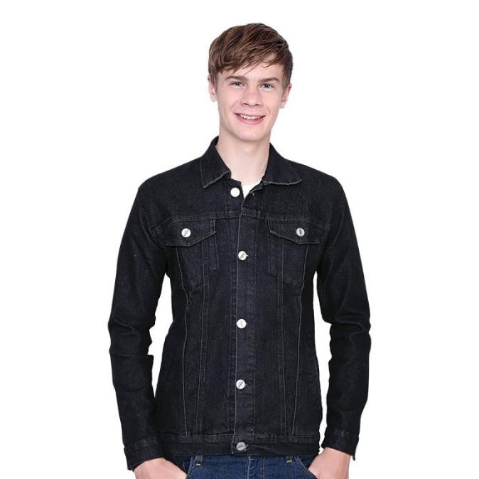 BEXFE JAKET DENIM JEANS DISTRO LAKI-LAKI COWOK DEWASA REMAJA khusus87 Kualitas Baik