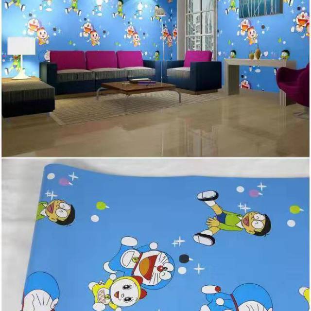 Wallpaper Sticker Doraemon Nobita | Shopee Indonesia