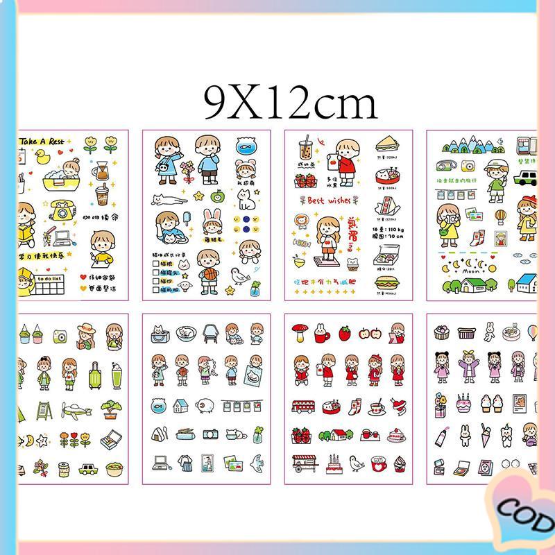 COD❤️ Stiker Motif Emoji Untuk Dekorasi Handphone / Diary DIY-A.one