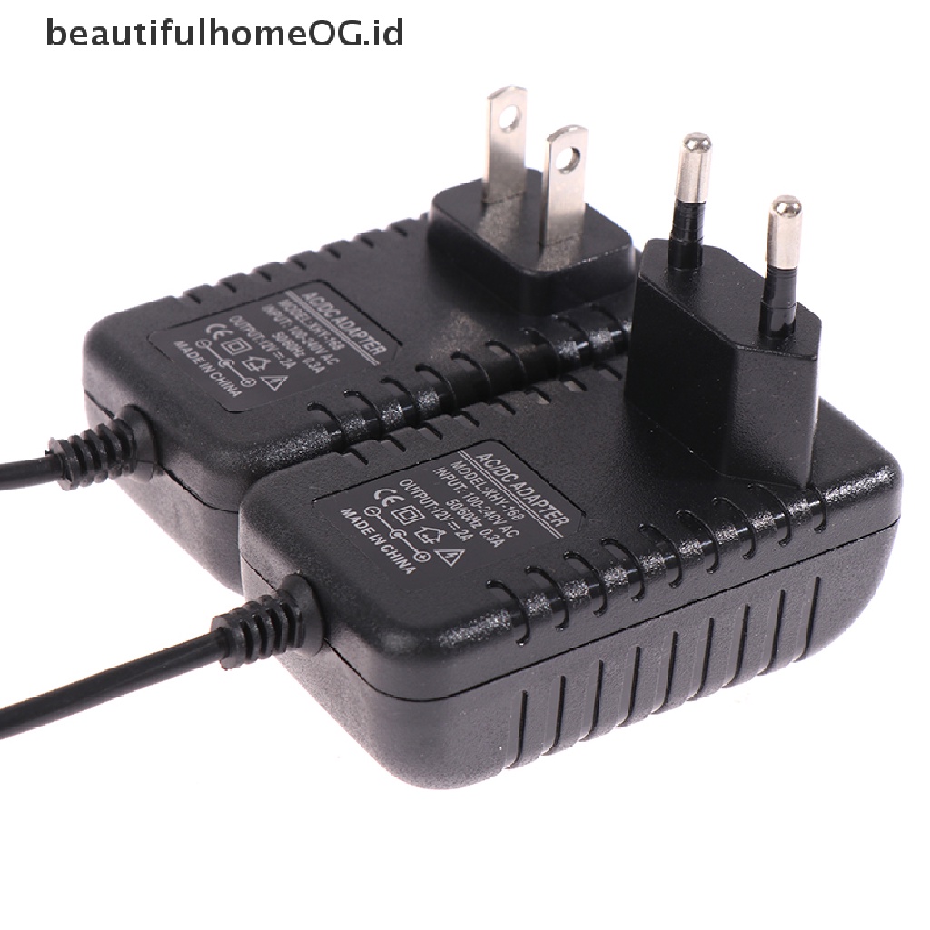 Power Supply Adapter Charger 24W UV LED DC 12V 2A Untuk Alat Nail Art