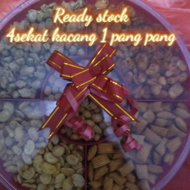 

Paket lebaran sekat 5 terdiri 4 kacang 1 pang pang
