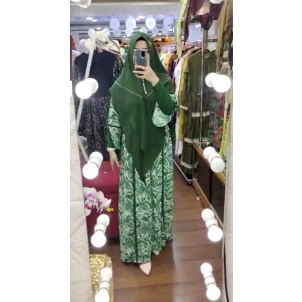 Dress Afshari Atasan Jersi High quality Korea